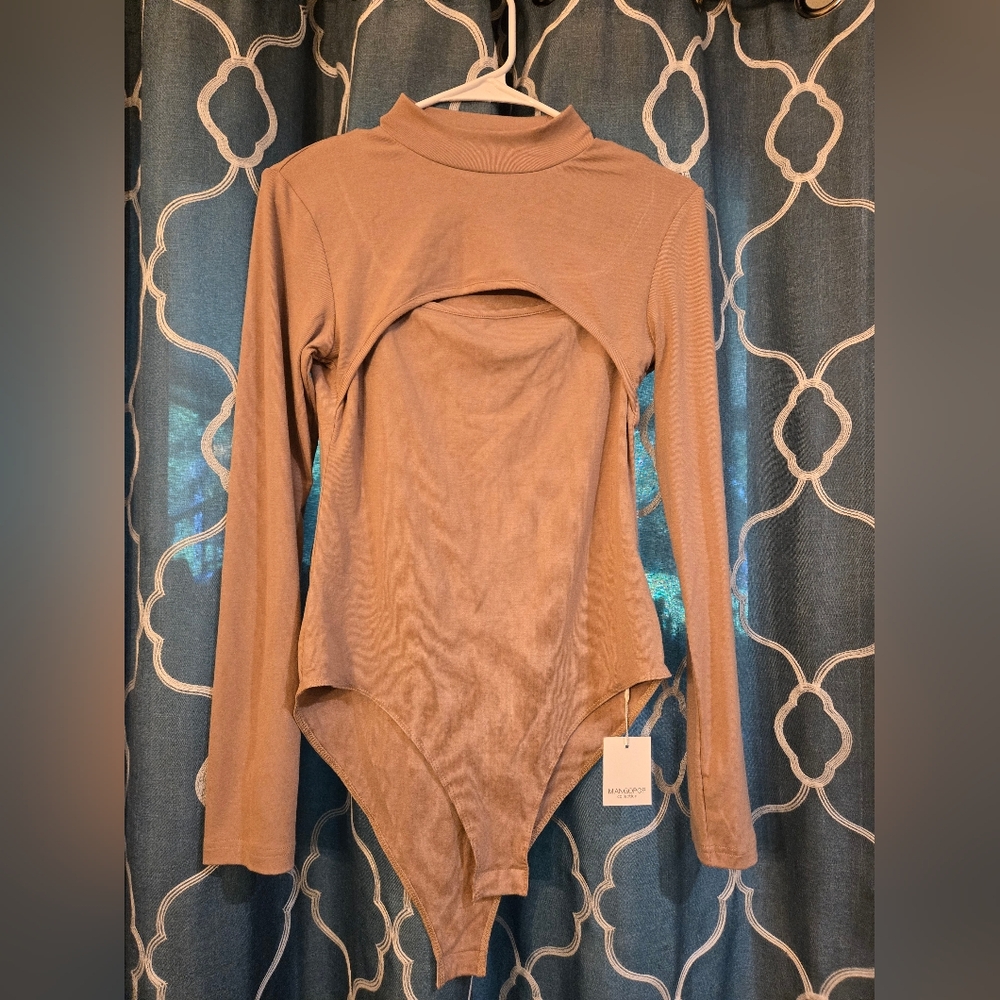 Tan Bodysuit NWT